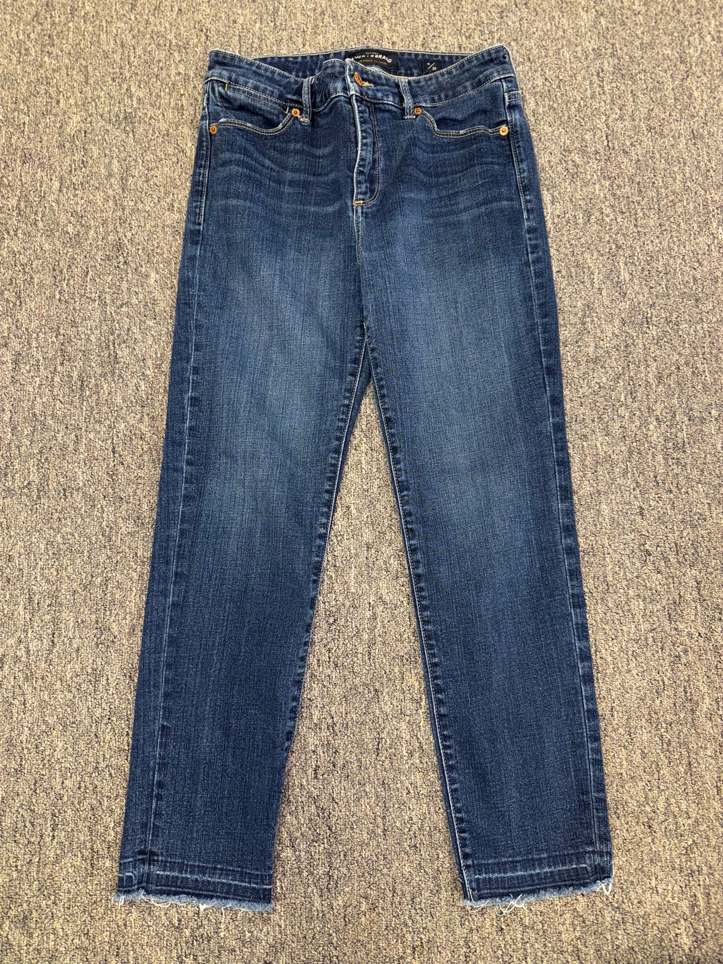 Lucky Brand (28) Dark Wash Hayden Crop Denim Jeans