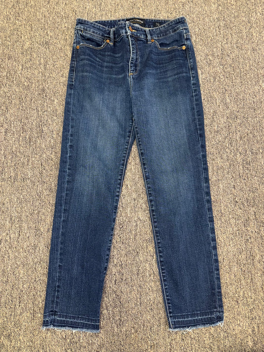 Lucky Brand (28) Dark Wash Hayden Crop Denim Jeans