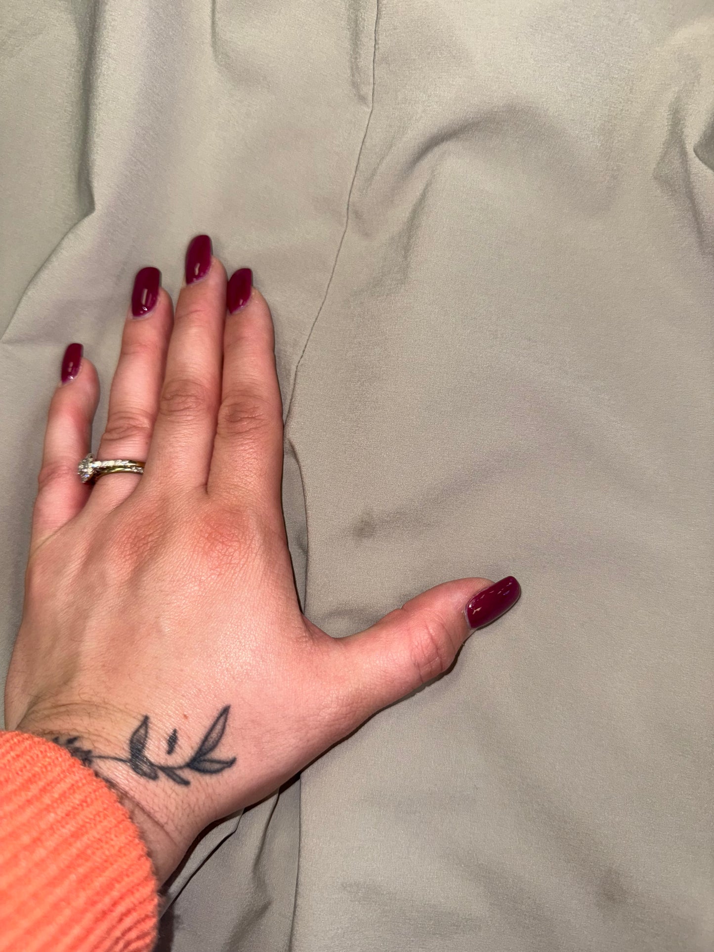 North Face (Large) Cream Sporty Pants