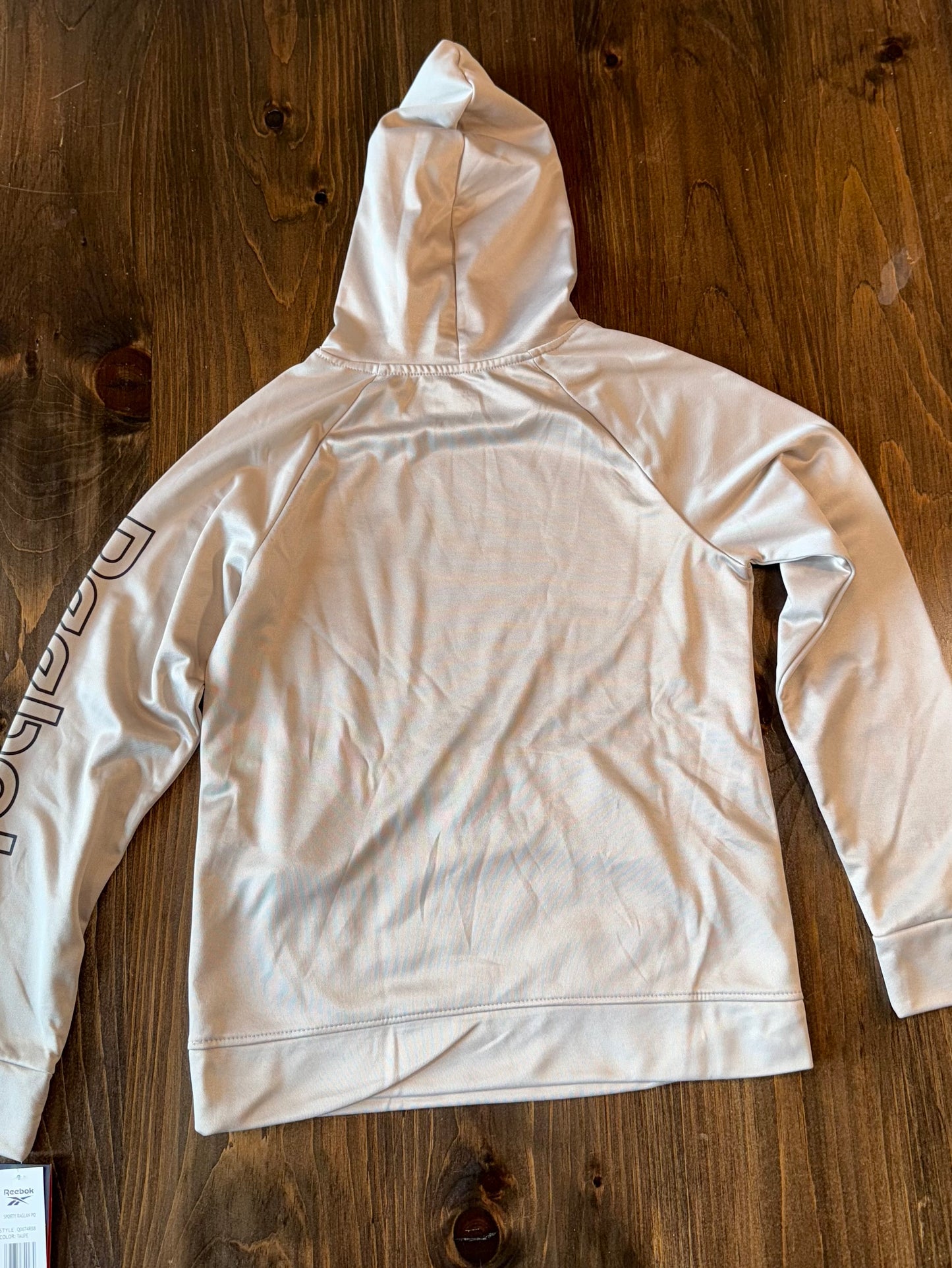 NWT Reebok (Large) Brand New Cream Sporty Kids Hoodie