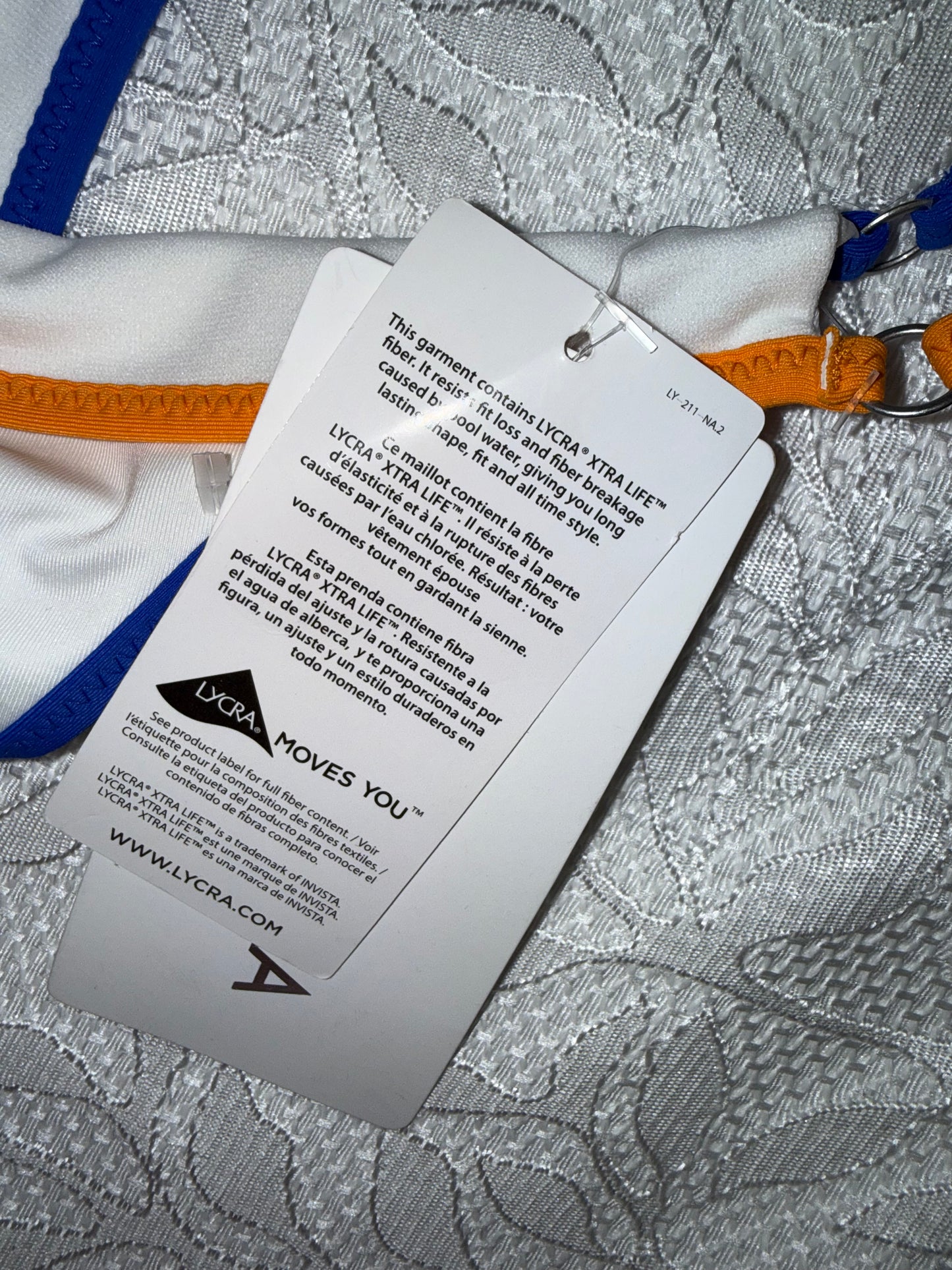 NWT Athleta (Medium) Brand New White Kapalua Swim Bottoms